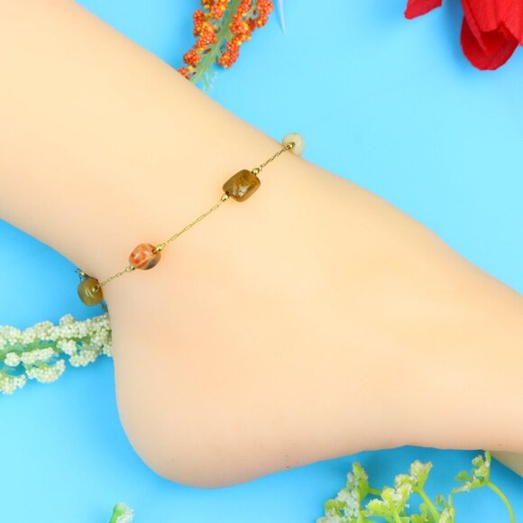 Elegant Handmade Anklet – Perfect for Women & Girls | Ideal Gift Option, DYC1619 - Picture 8 of 11